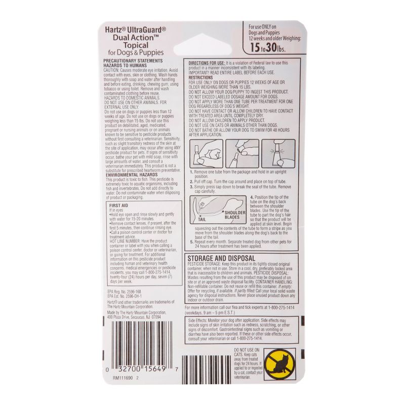 Hartz Dual Action Insect Prevention - M