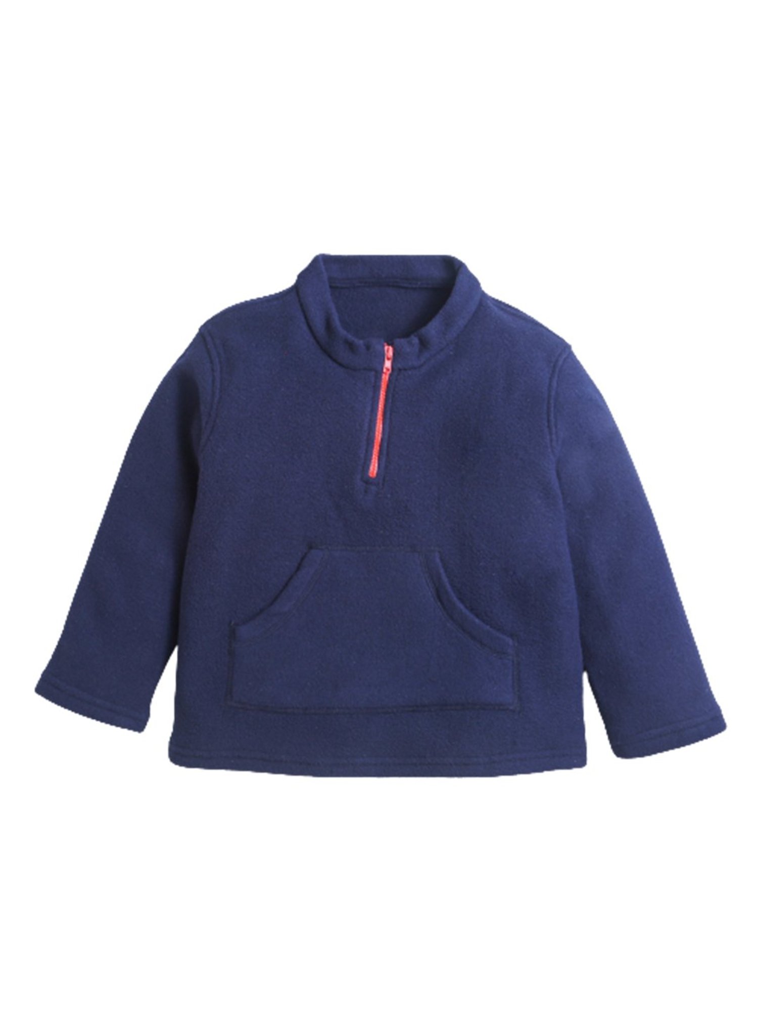 Nino Bambino Kids Navy Solid Full Sleeves Sweatshirt