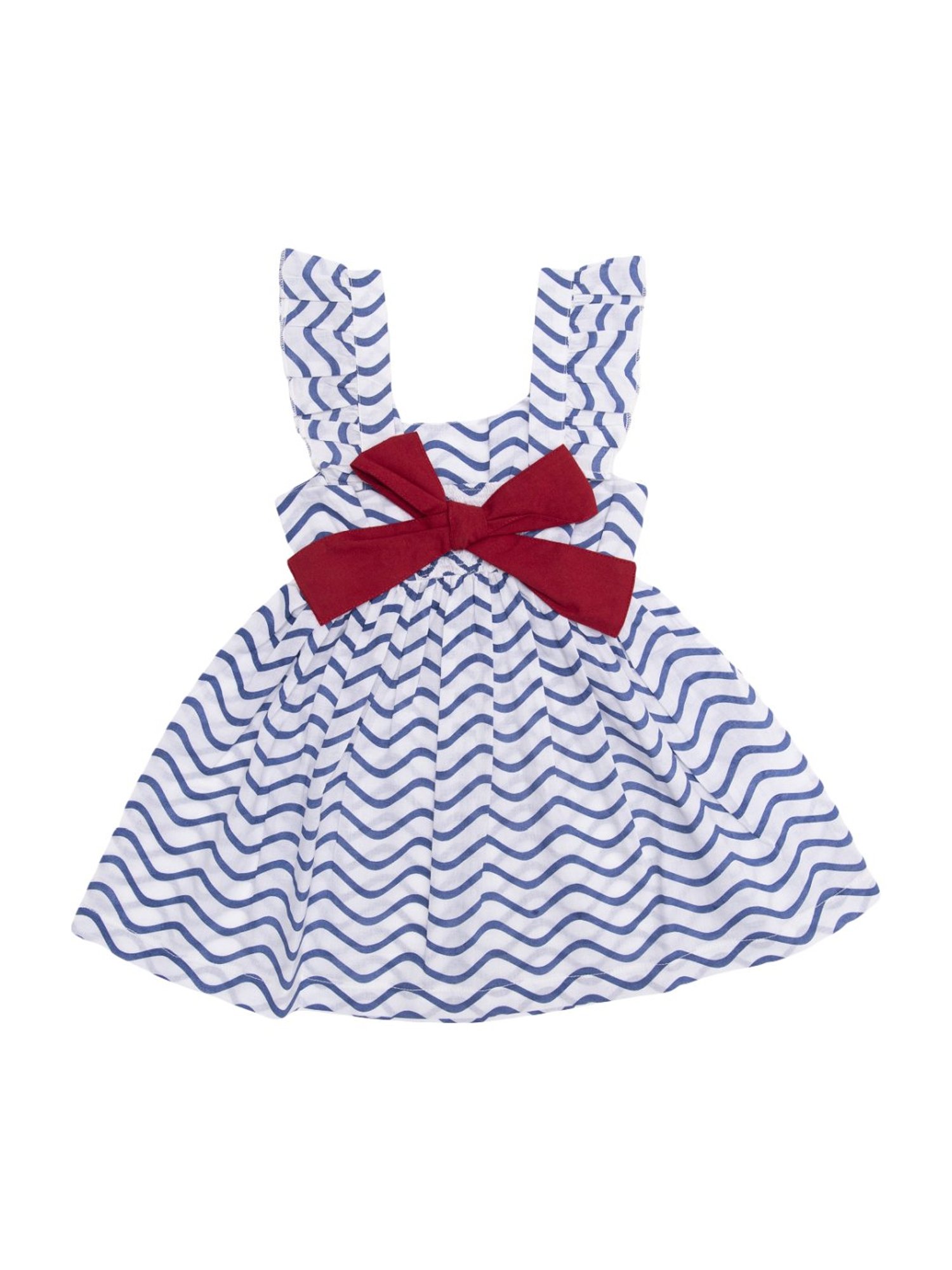 Nino Bambino Kids Multicolor Organic Cotton Printed Dress