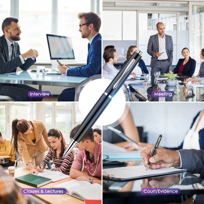 High-definition digital voice recorder long-distance noise reduction mini recording voice control recording meeting student class recorder