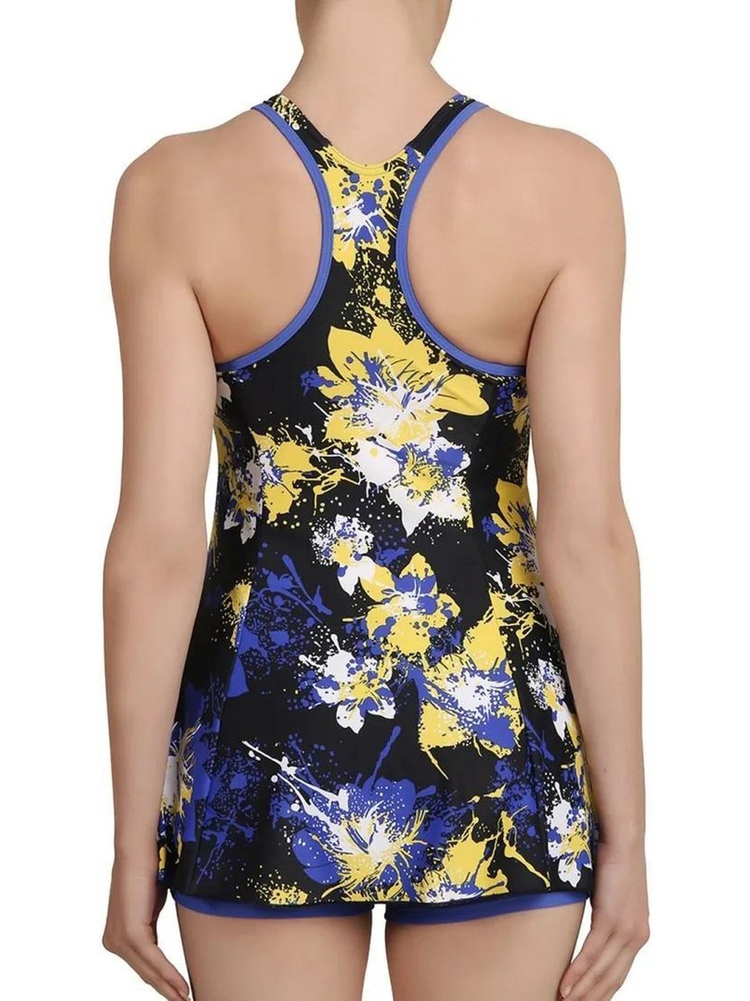 Speedo Multicolor Printed Swimsuit