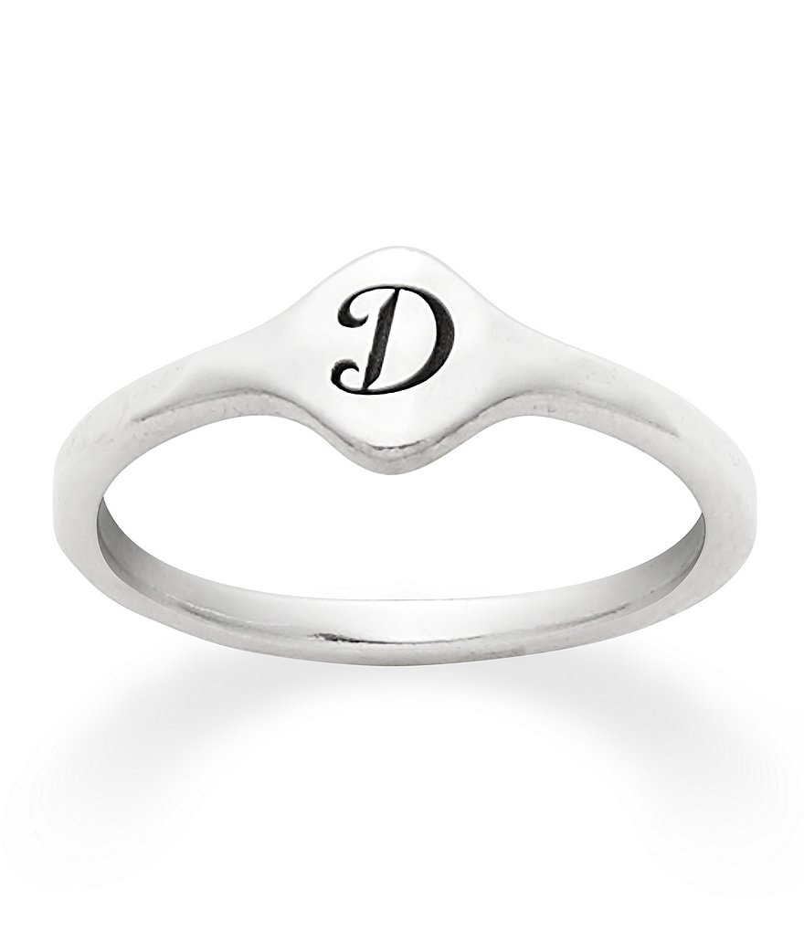 James Avery Petite Signet Initial Ring