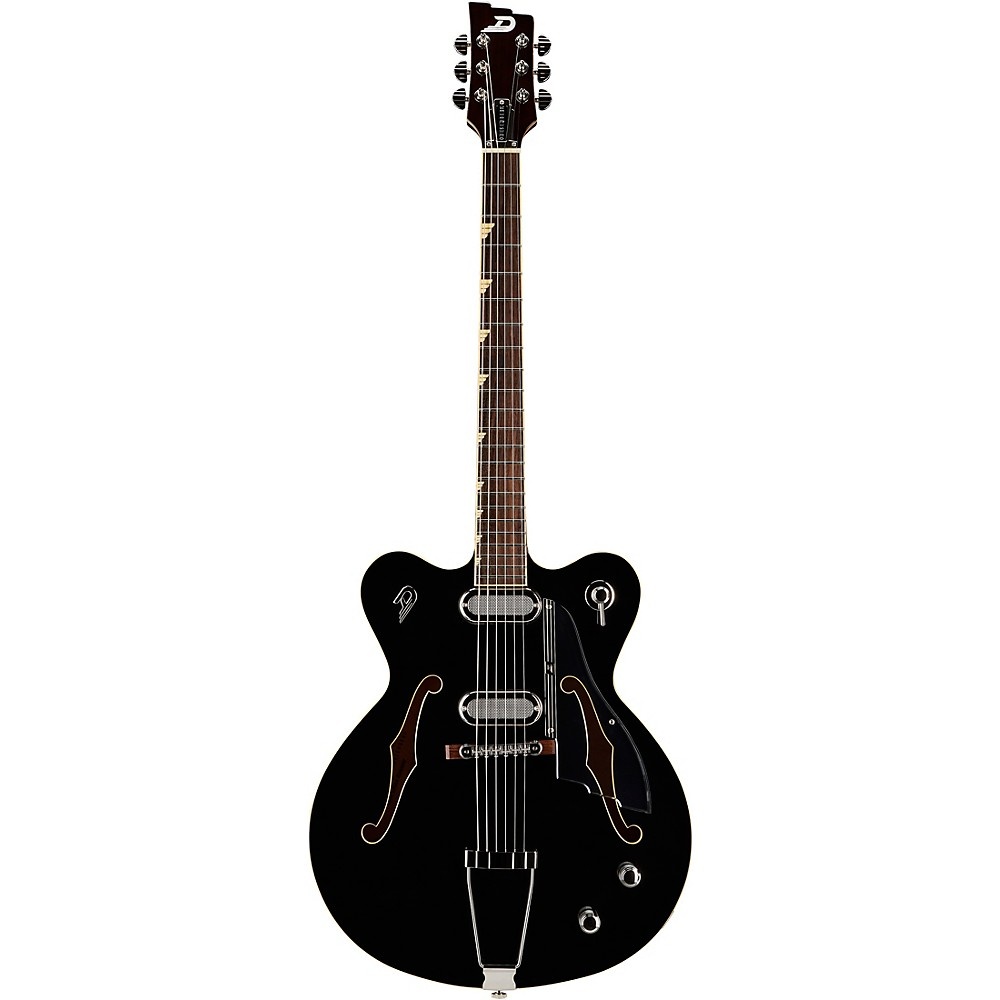 Duesenberg USA Gran Royale 2 Cutaway Semi-Hollow Electric Guitar Black