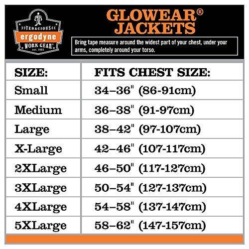 Ergodyne - 24375 - Model 8385 4 In 1 Hi Visjacket Orange Size X-la, Ea