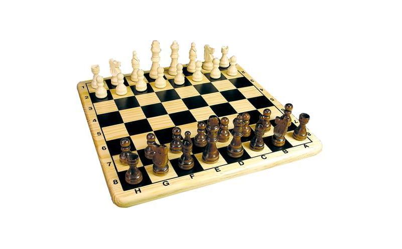 Tactic USA Tactic Wooden Chess Set In Tin Box | 2 Players