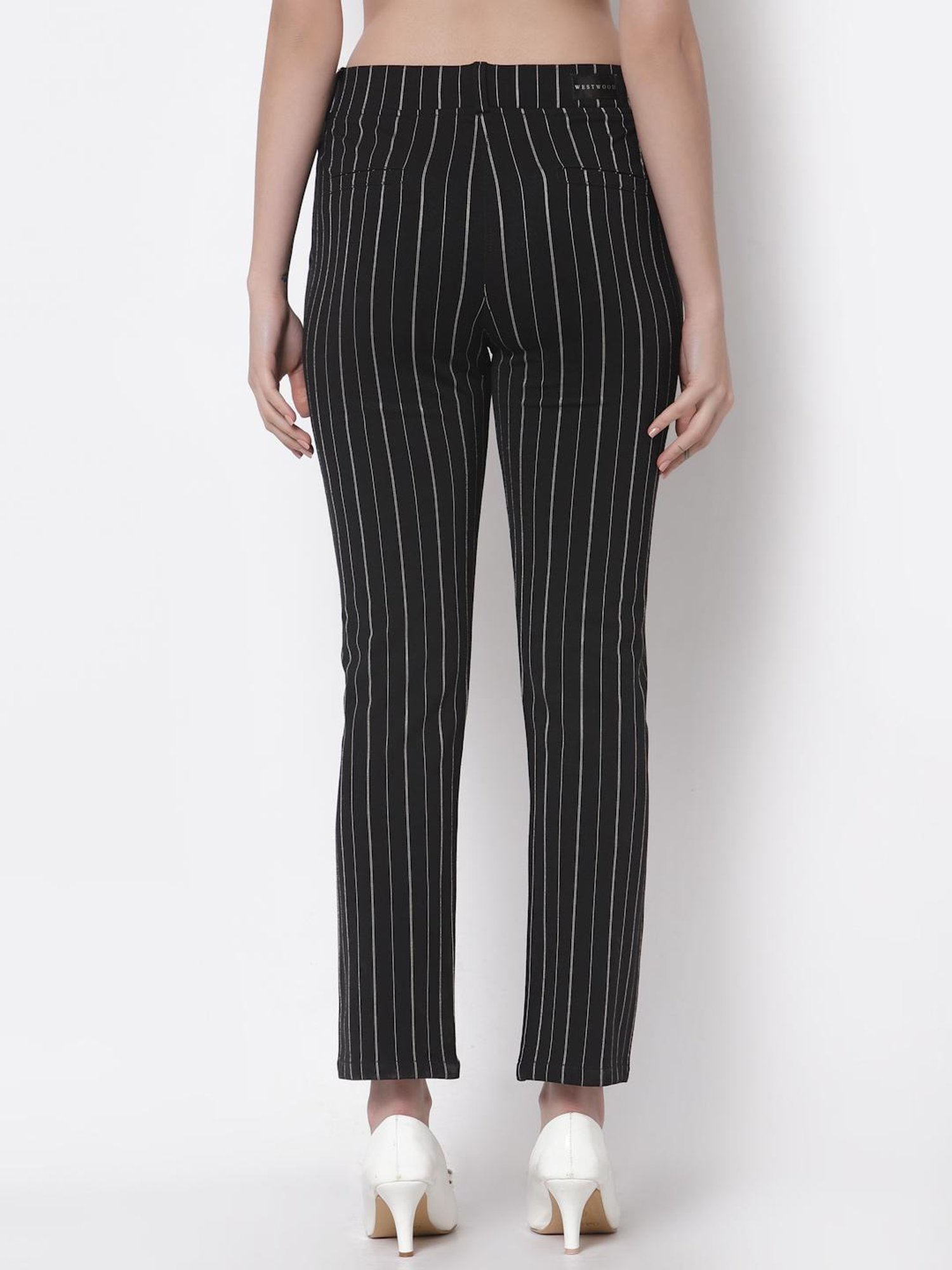 Westwood Black Striped Jeggings