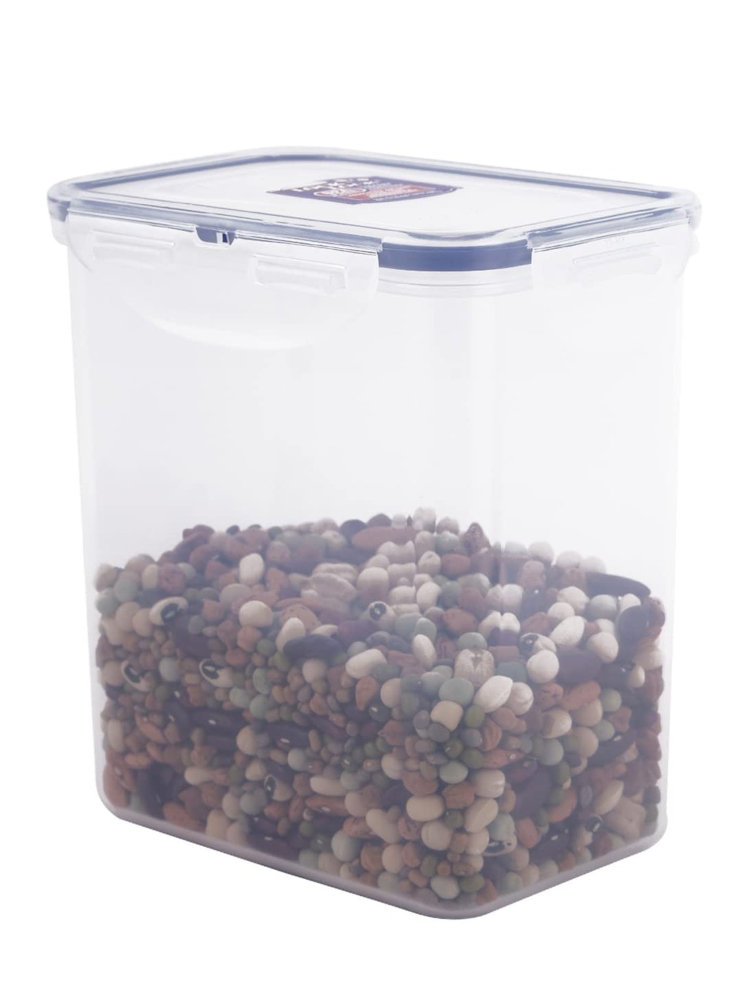 Lock & Lock Transparent Plastic Airtight Food Storage Containers - Set of 3