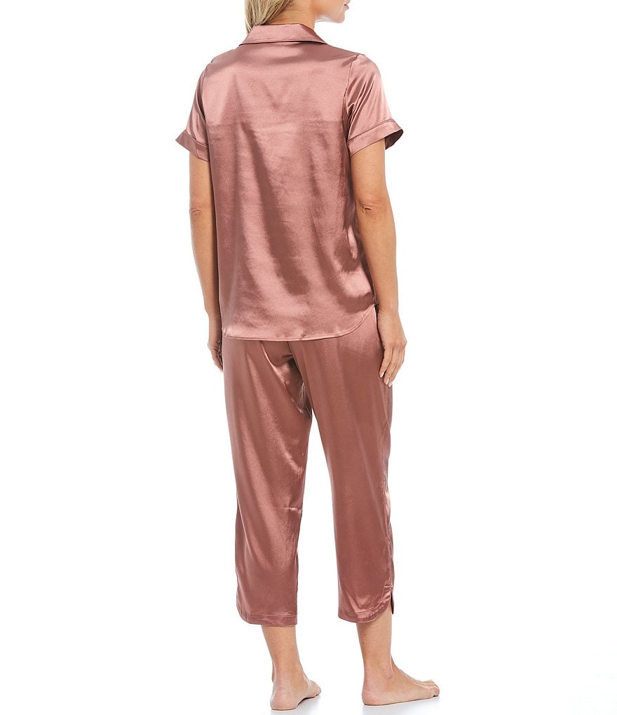 Cabernet Paisley Printed Woven Coordinating Pajama Set