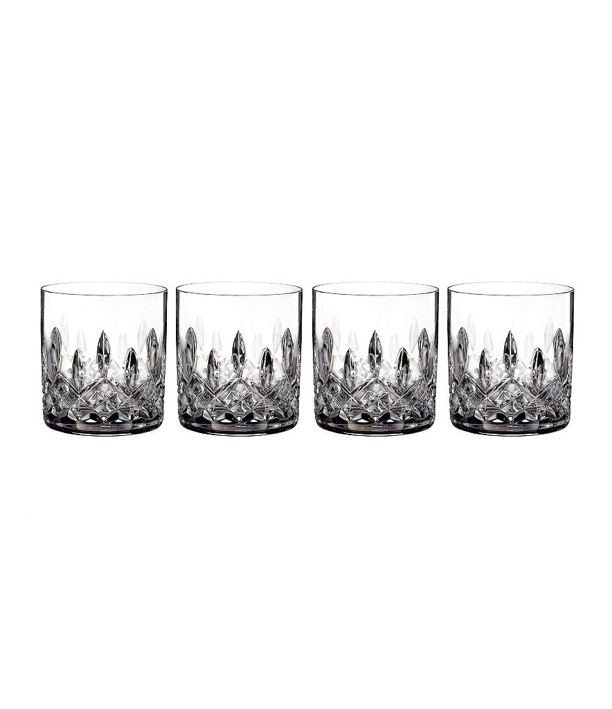 Waterford 4-Piece Lismore Crystal Straight Tumbler Set