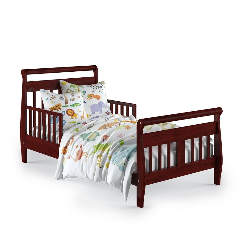 Toddler Baby Relax Apollo Sleigh Bed Cherry - Dorel Living