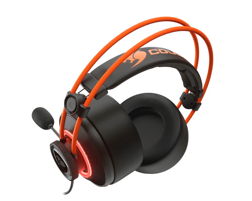 COUGAR IMMERSA PRO PRIX HEADSEATS. 7.1 Virtual Surround with 9.7mm Microphone and USB Connection