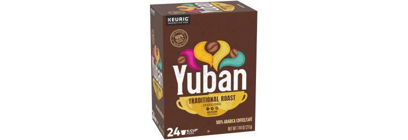 Yuban Traditional Medium Dark Roast Coffee Pods - 24ct