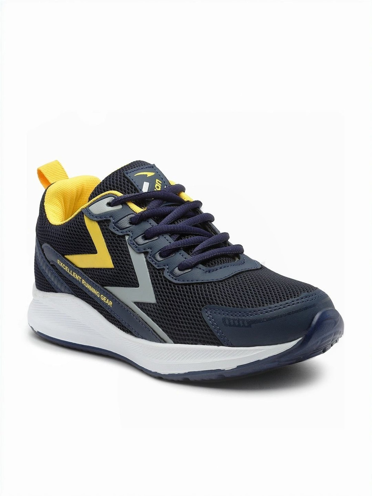 Asian Kids Navy Running Shoes