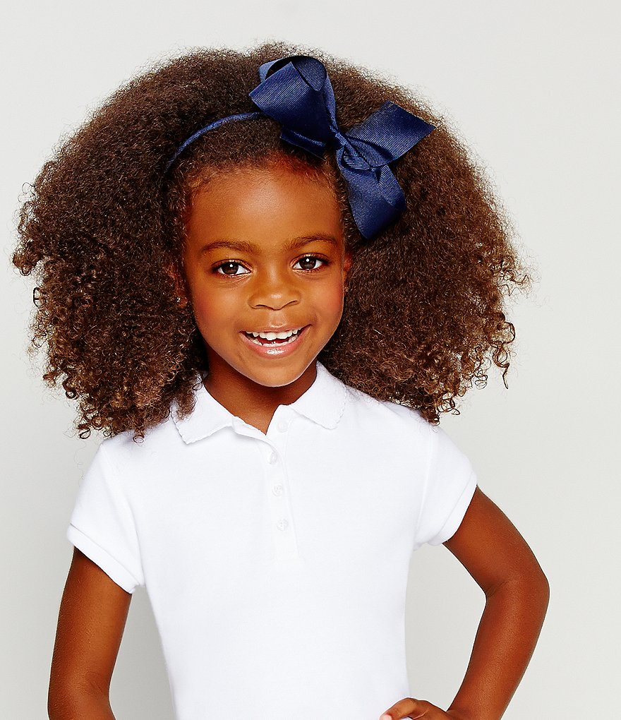 Copper Key Girls Grosgrain Bow Headband