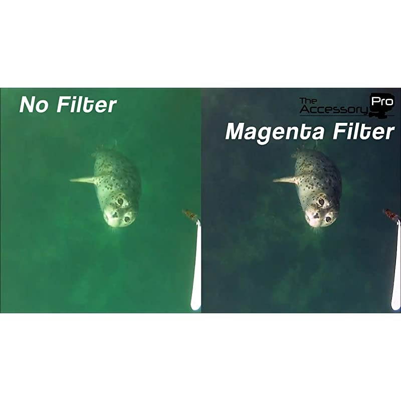 Polarizer and Underwater Dive Filters Compatible with All GoPro Hero4 Hero3+ Hero3 Cameras - 3 Pack
