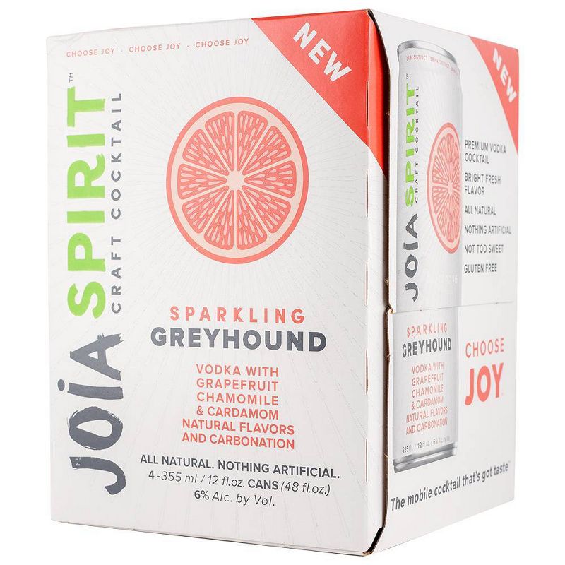 Joia Spirit Sparkling Grayhound Cocktail - 4pk/12 fl oz Cans
