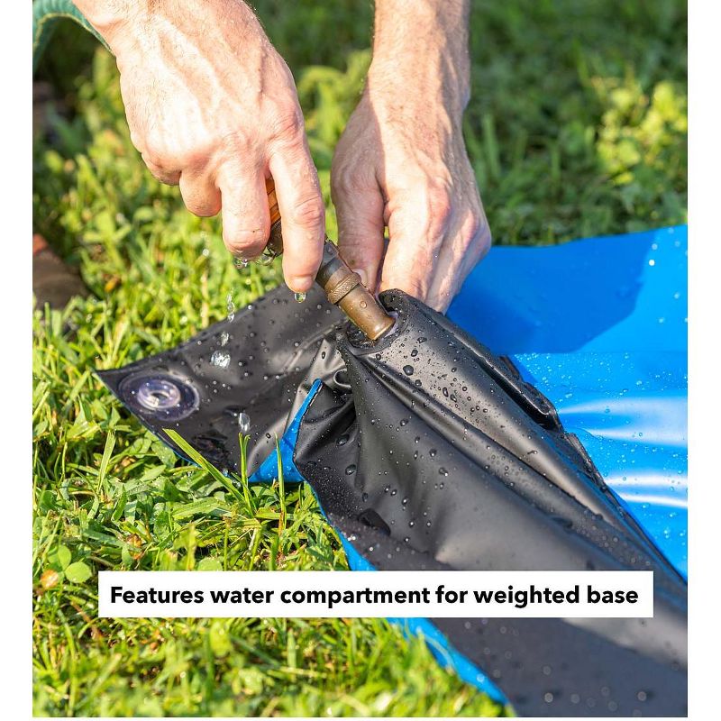 HearthSong Strike Zone 18'L Bowling Water Slide with Two Speed Boards for Outdoor Active Play