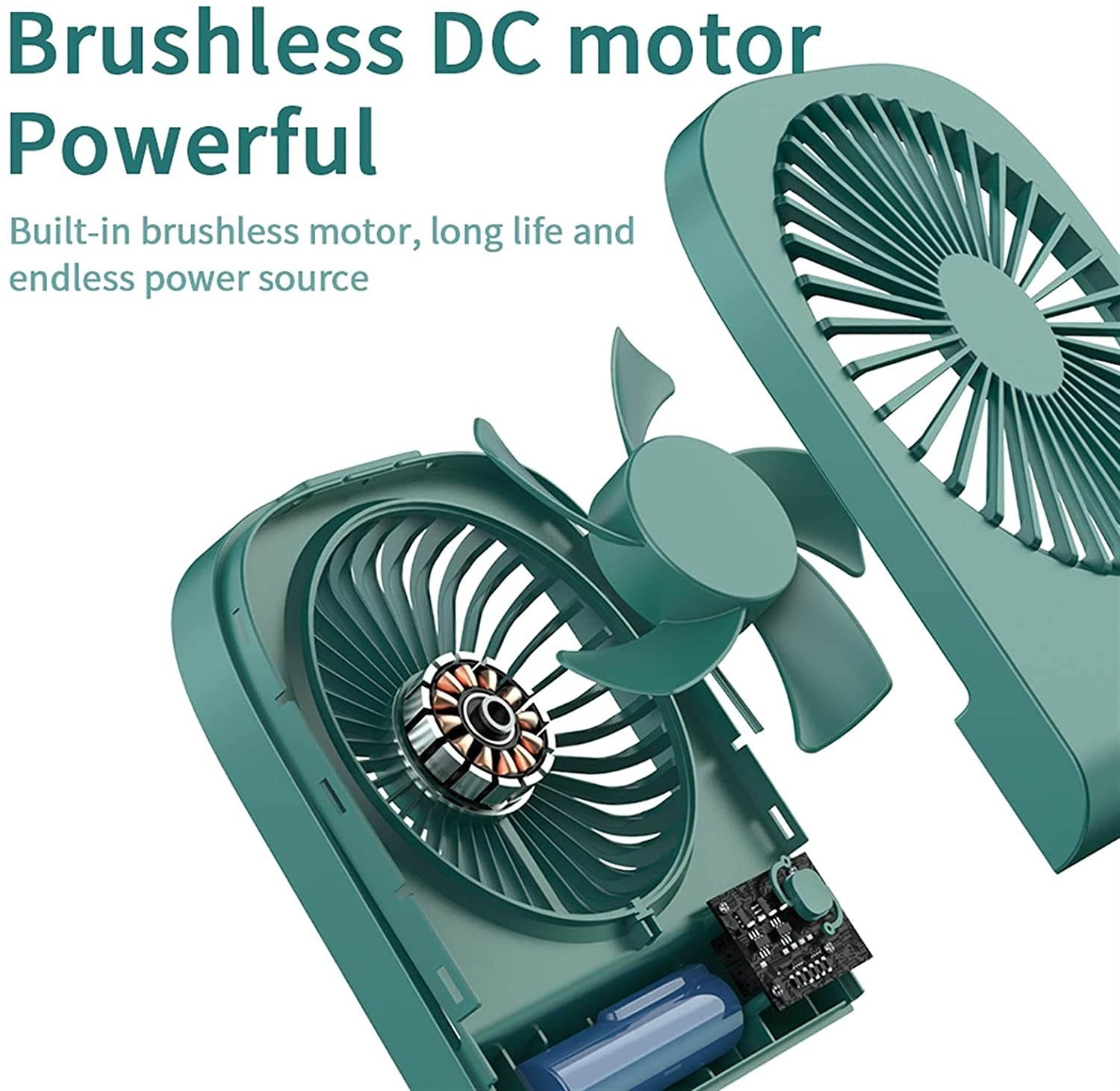 RGB Laptop Cooling Pad with 6 Quiet LED Fans 5 Heights Adjustable and Phone Stand, Dual USB Ports Gaming Laptop Cooler for 11"-18" Gaming Laptops (Blue)