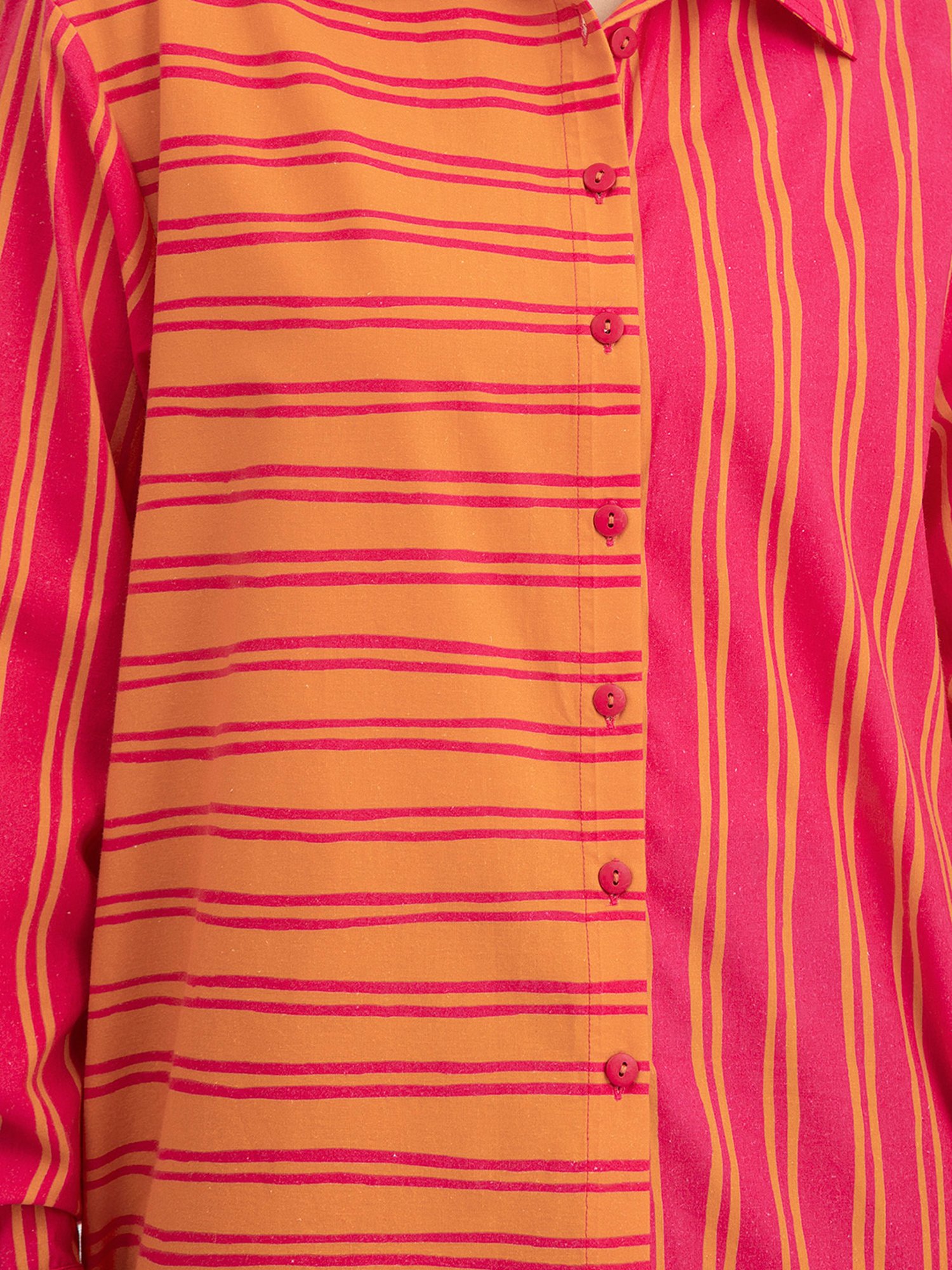 Pink Fort Pink Printed Shirt