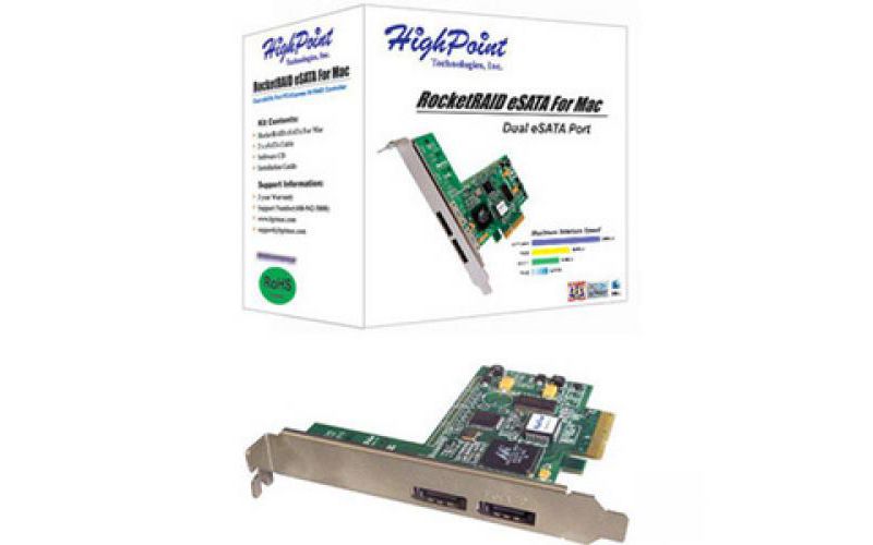 HighPoint RocketRAID SATA Controller - Serial ATA/300 - PCI Express x4 - Plug-in Card - RAID Supported - JBOD, 0, 1, 10, 5 RAID Level