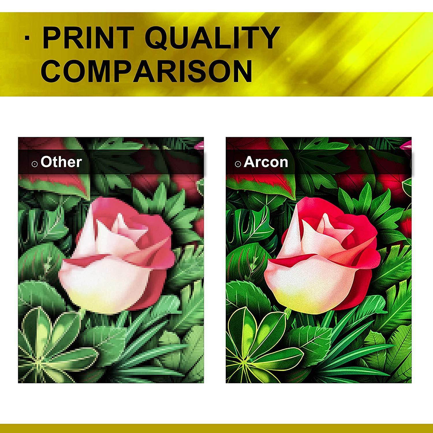 Arcon 4 Packs Compatible for HP 131A 131X CF210X CF210A CF211A CF212A CF213A Toner Cartridge for HP LaserJet Pro 200 color M251nw HP M251nw HP MFP M276nw Canon 131 MF8280Cw LBP7110Cw Laser Printer Ink