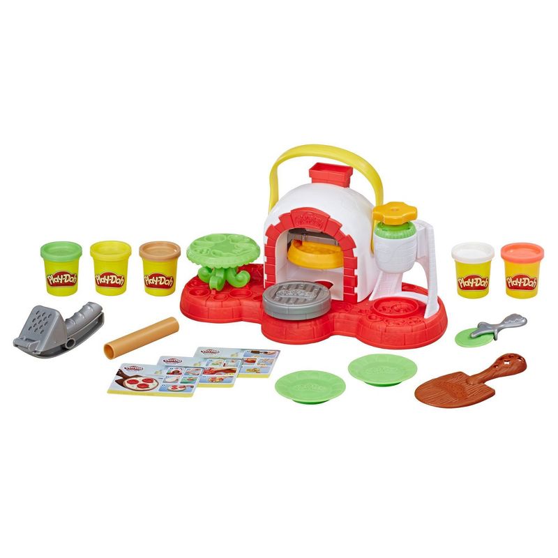 Play-Doh Stamp 'n Top Pizza Oven Toy with 5 Non-Toxic Play-Doh Colors