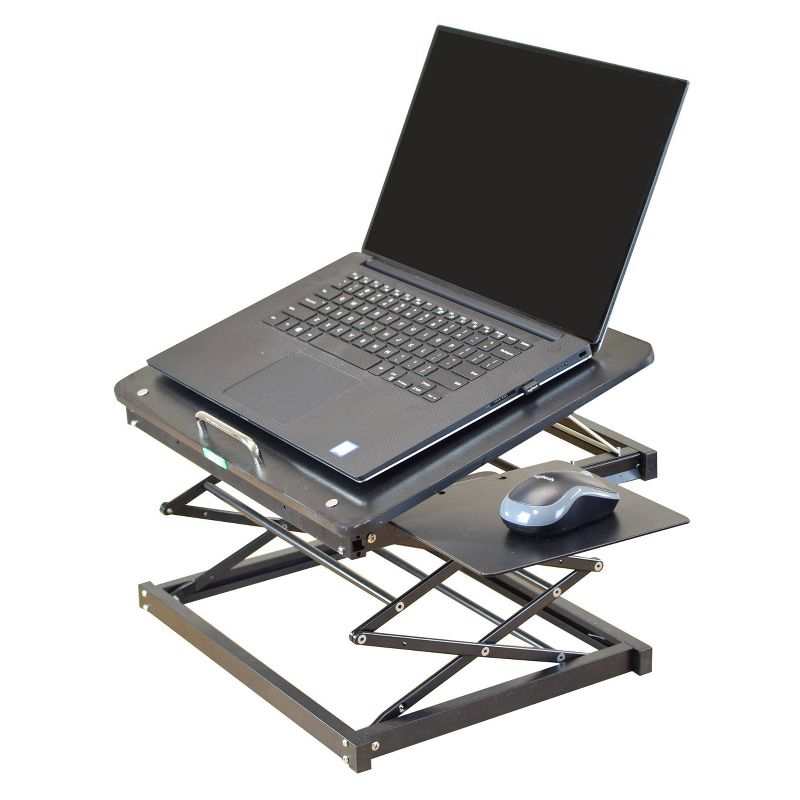 Laptop Stand & Standing Desk Black - Uncaged Ergonomics