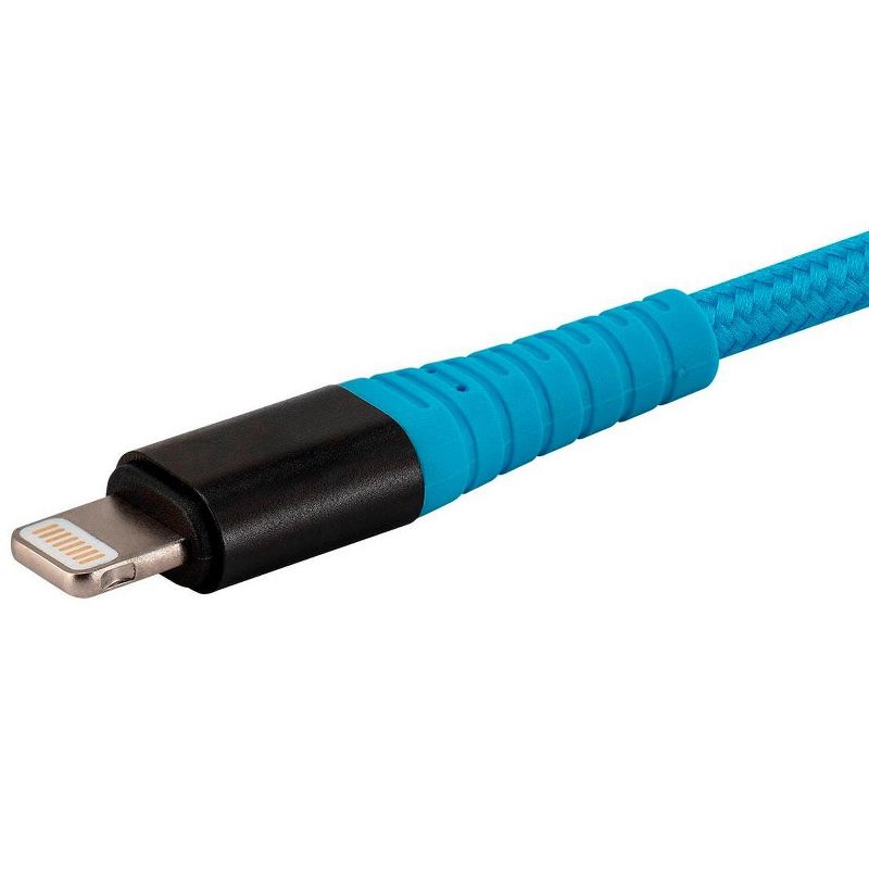 Monoprice AtlasFlex Series Durable MFi Certified Lightning to USB Type-A Charge & Sync Kevlar-Reinforced Nylon-Bra