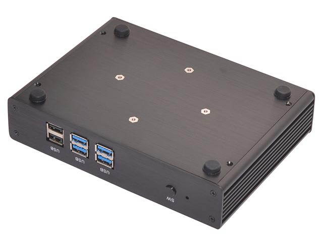 HUNSN Fanless Mini PC, Intel Celeron 3205U/3215U/3755U/3558U, Desktop Computer, HTPC, Kodi Box, Windows 10 Pro/Linux Ubuntu, BM05, AC WiFi2.4+5Ghz/BT/VGA/HDMI/LAN/4USB3.0/2USB2.0, (8G RAM/128G SSD)