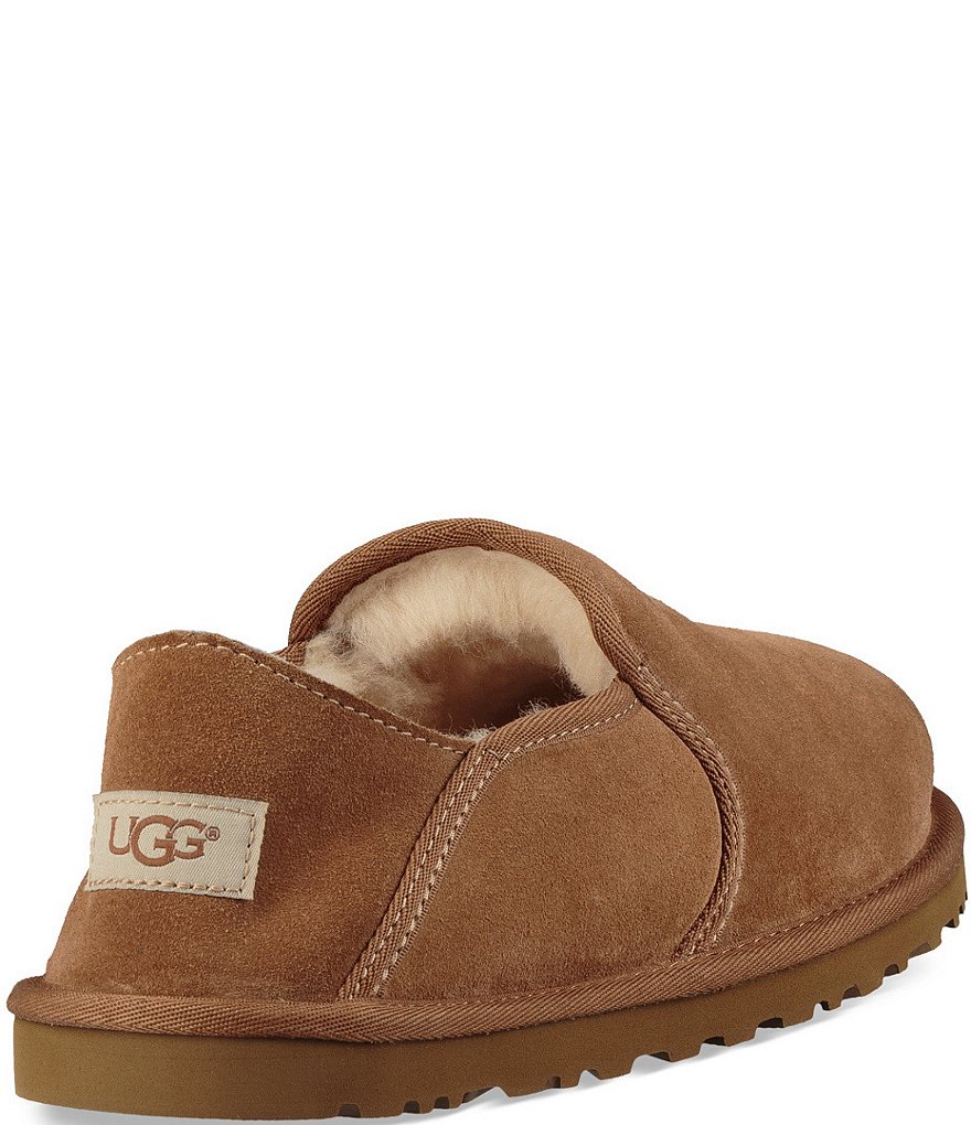 UGG&reg; Men's Scuff Logo Suede Slippers