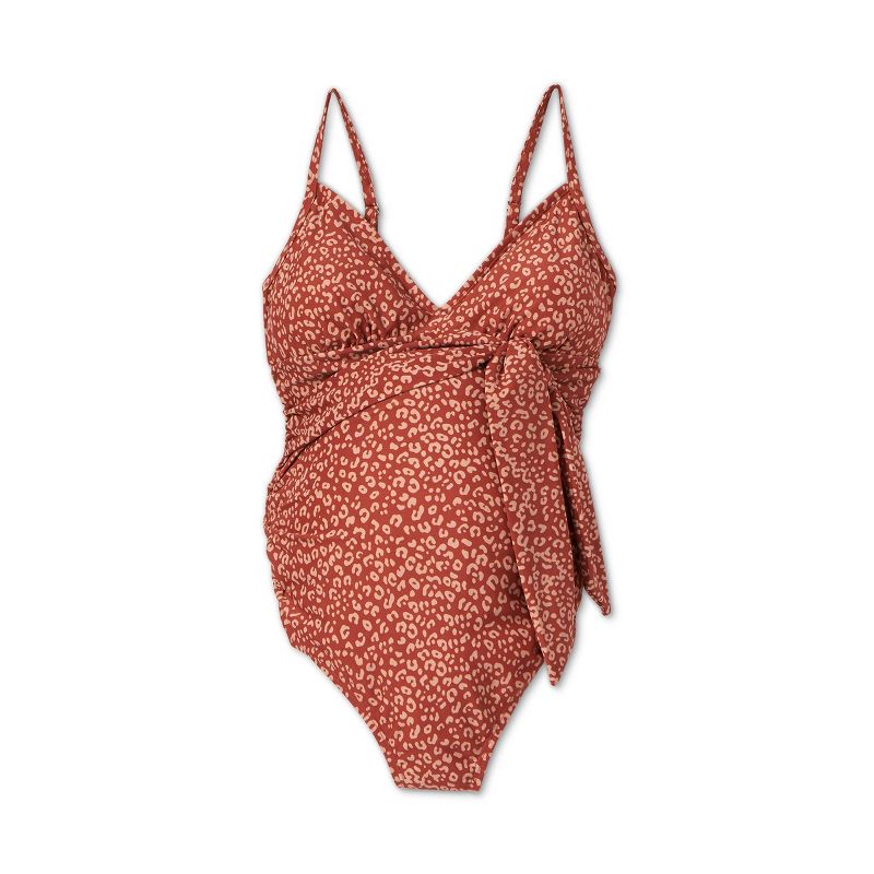 Maternity High Waisted Side Ruched Brief - Sea Angel - Navy M