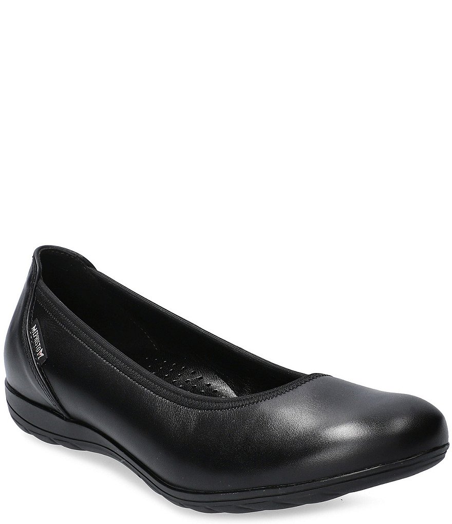 Mephisto Emilie Leather Ballerina Flats