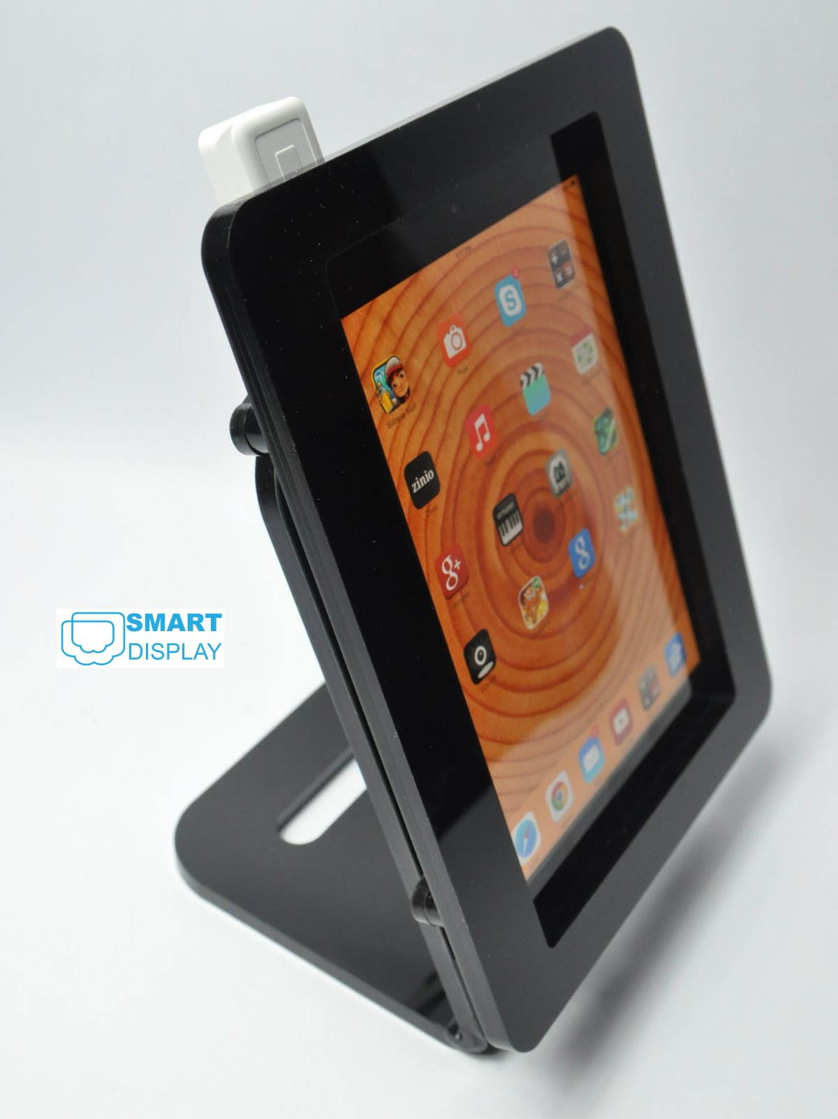 Clear iPad mini 4 desktop kit for PayPal, Amazon, PayAnywhere, ID Tech Shuttle card readers