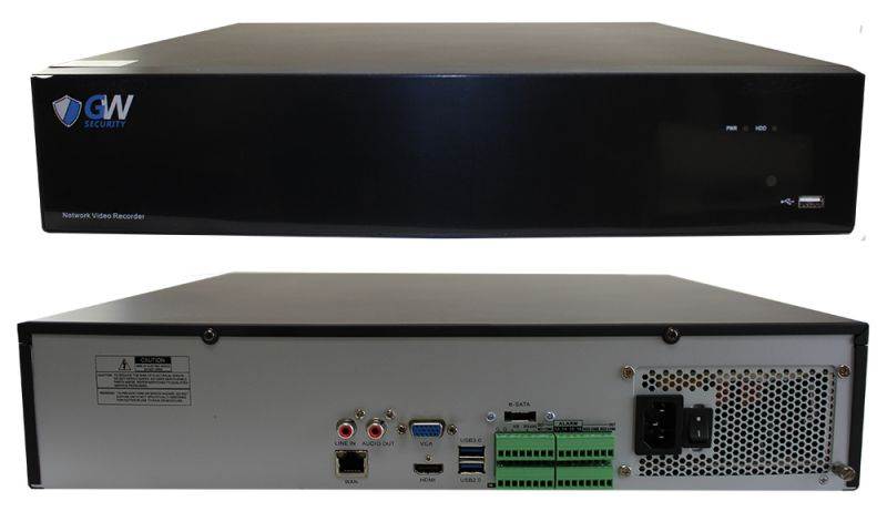 GW 4K Ultra HD 8MP PoE IP Camera Security System, 32CH NVR H.265 UHD 4K Output at 30fps Real Time, 24 x 4K WDR 8 Megapixel IP Bullet Cameras, 2.8~12mm Motorized Zoom Lens Weather Proof, Optional Audio