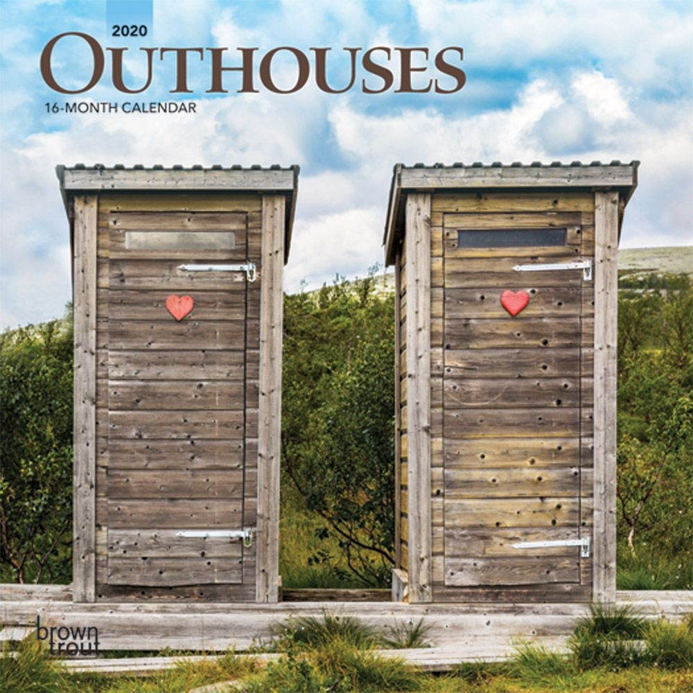 BrownTrout,  Outhouses Mini Calendar 2021