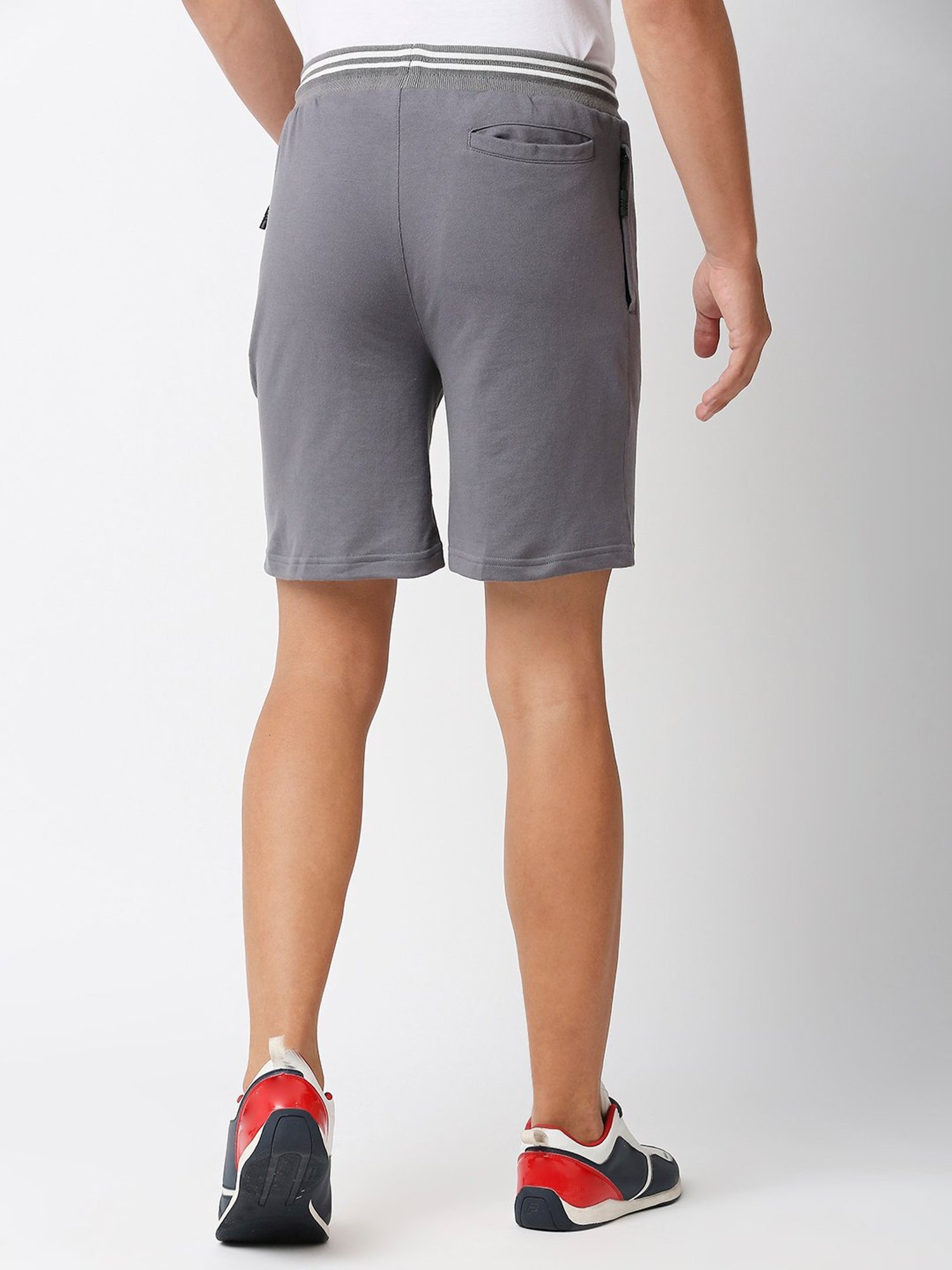 Fitz Charcoal Slim Fit Shorts