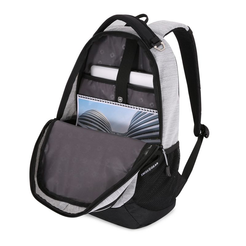 SWISSGEAR 18" Laptop Backpack - Light Heather Gray