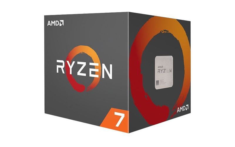AMD Ryzen 7 1700 Processor  -  8 cores & 16 threads - Includes Wraith Spire LED cooler - 3.7 GHz max boost - Unlocked for Overclocking