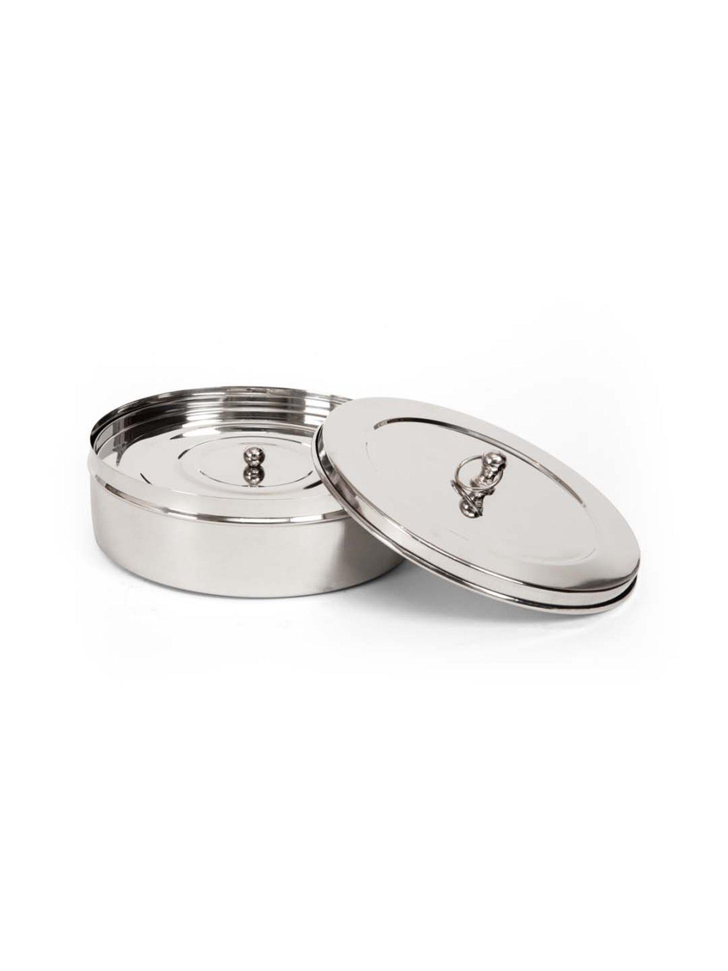 Home4U Silver Stainless Steel Spice Box - Set of 1
