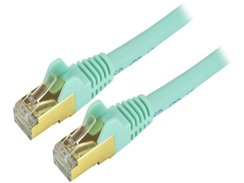 StarTech C6ASPAT6BK StarTech.com Cat6a Shielded Patch Cable - 6 ft. - Black - Snagless RJ45 Cable - Ethernet Cord - Cat 6a Cable