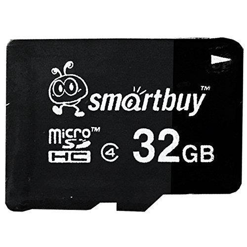 Smartbuy 32GB Micro SDHC Class 4 TF Flash Memory Card SD HC C4 Fast Speed for Camera Mobile Phone Tab GPS MP3 TV
