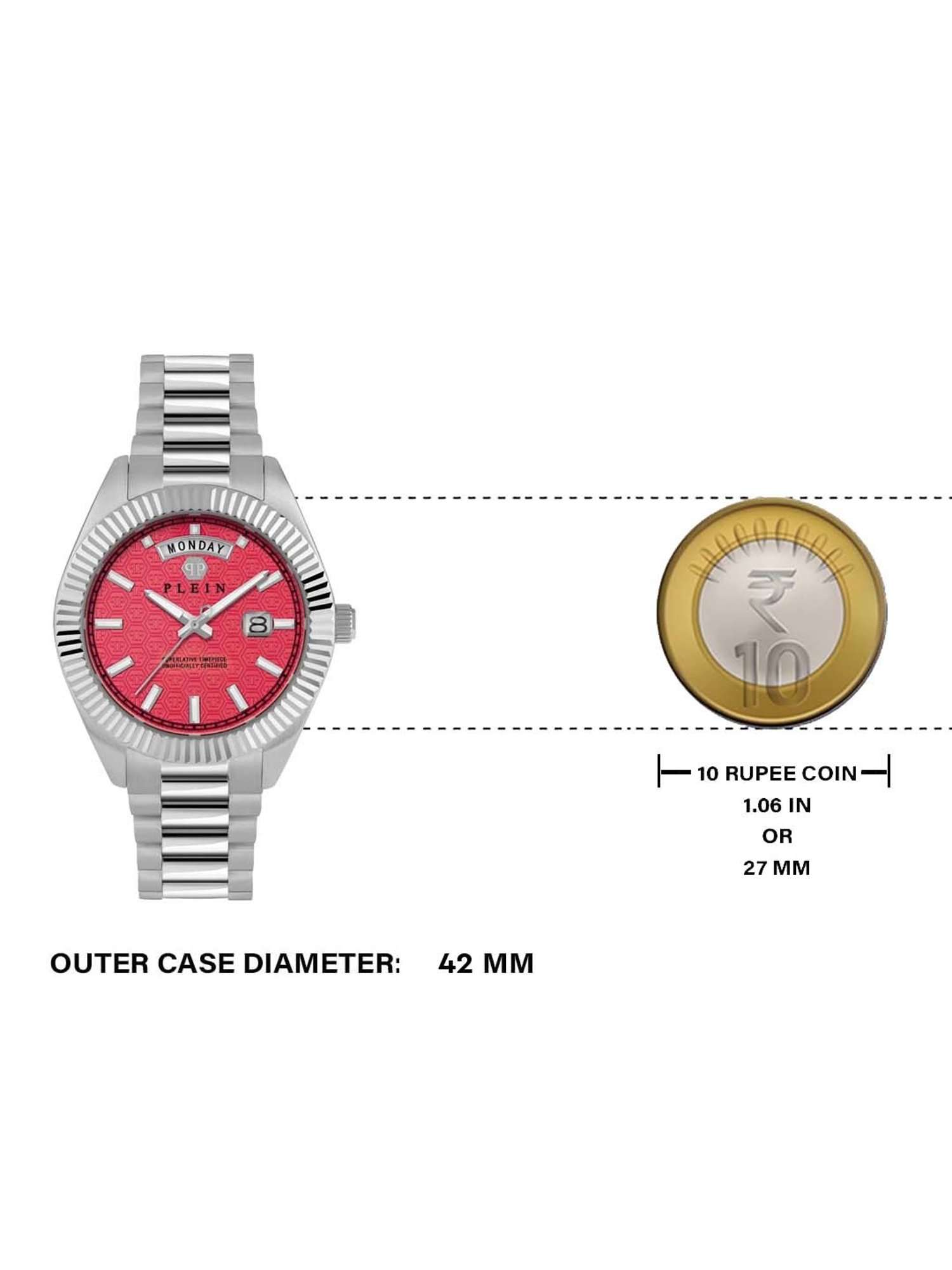 PHILIPP PLEIN PWPNA0224 Analog Watch for Men