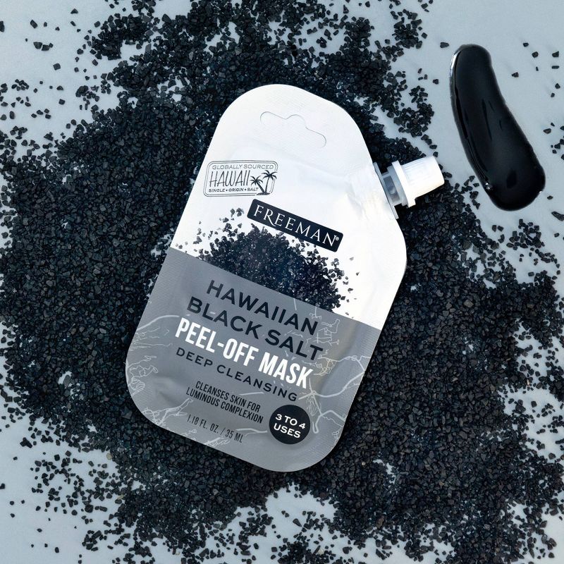 Freeman Exotic Blend Hawaiian Black Salt Peel-Off Mask - 1.18 fl oz