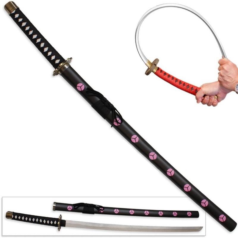 Edgework Imports One Piece 39" Foam Sword Replica: Roronoa Zoro's O Wazamono (Pink Logo)