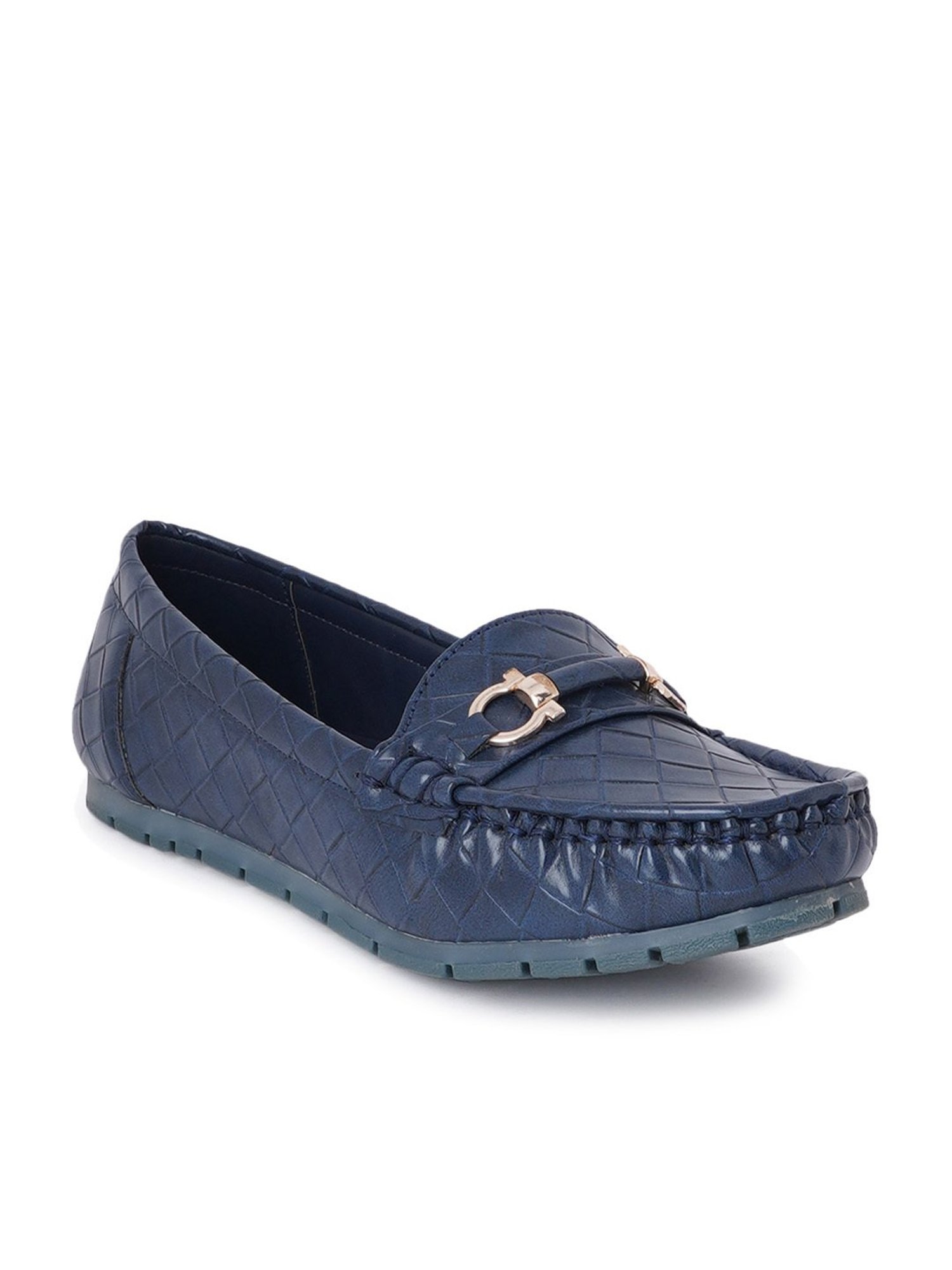 Scentra Women's Blue Casual Loafers