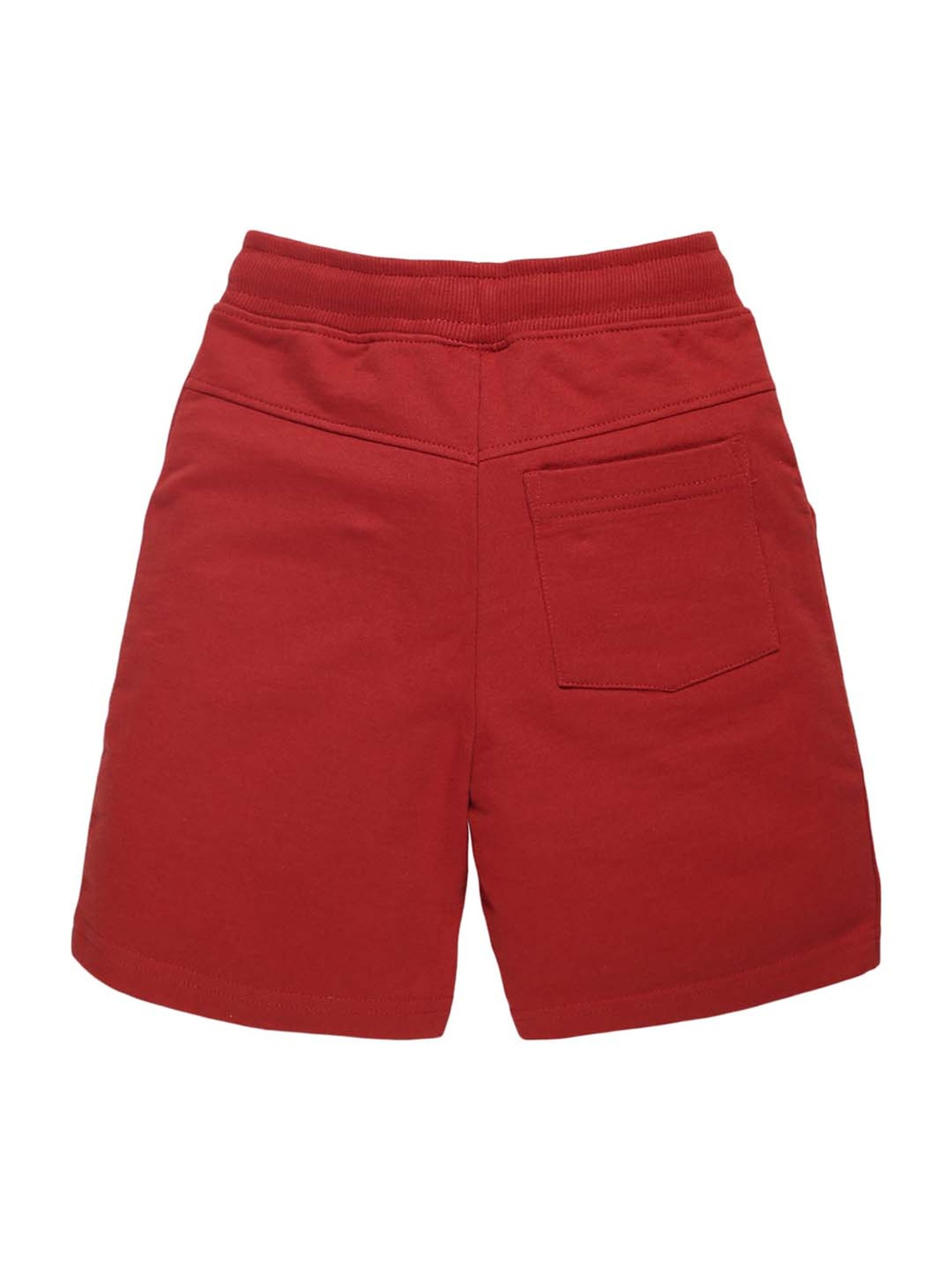 Plum Tree Kids Rust & Yellow Cotton Printed T-Shirts & Short Set