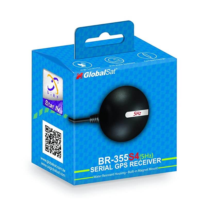 BR355S45Hz Serial GPS Receiver Black