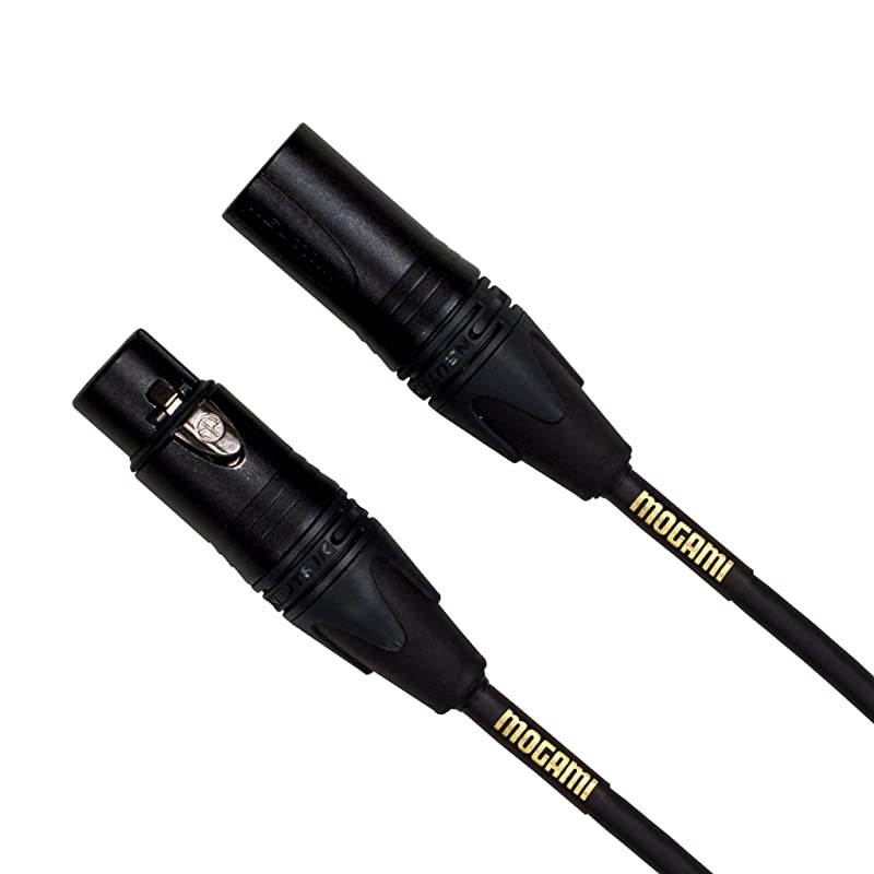 Gold STUDIO50 XLR Microphone Cable XLRFemale to XLRMale 3Pin Gold Contacts Straight Connectors 50 Foot