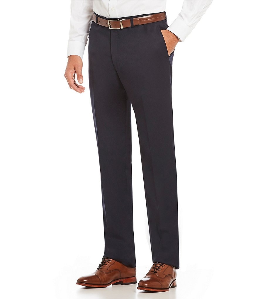 Cremieux Classic Fit Pleated Pant Solid Wool Suit