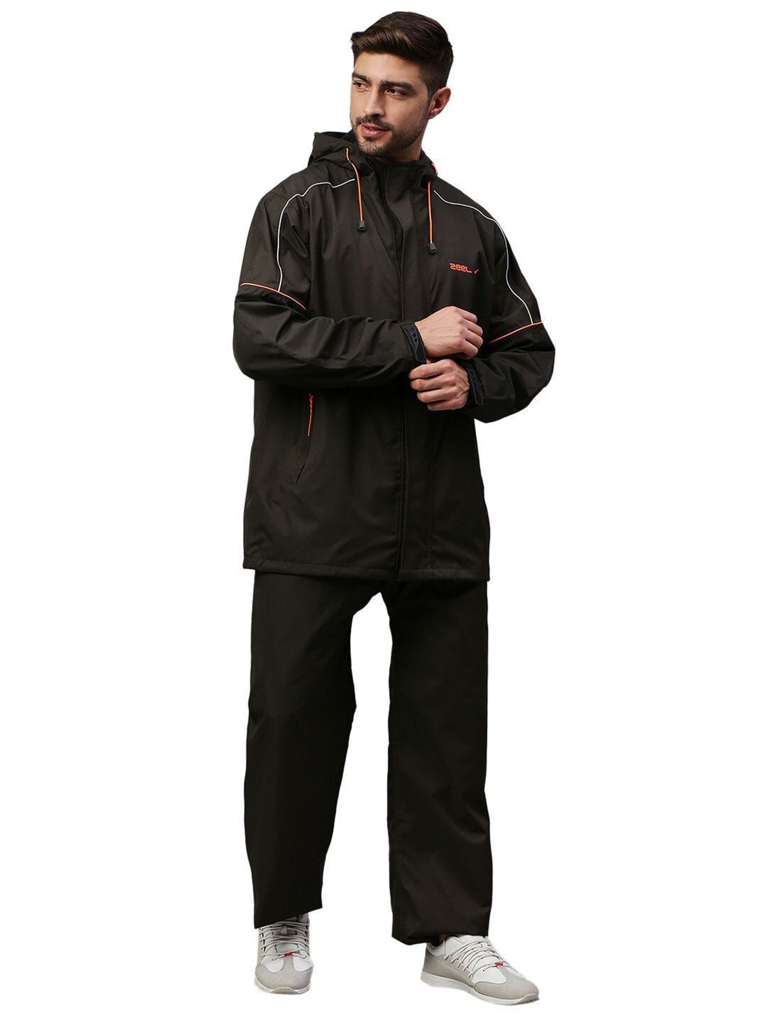 Zeel Olive Regular Fit Raincoat Set